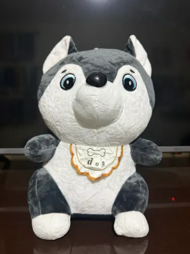 Pelúcia Grande Husky Nova - 30cm