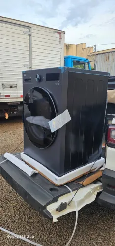 Lava e Seca LG 15kg Black Inox