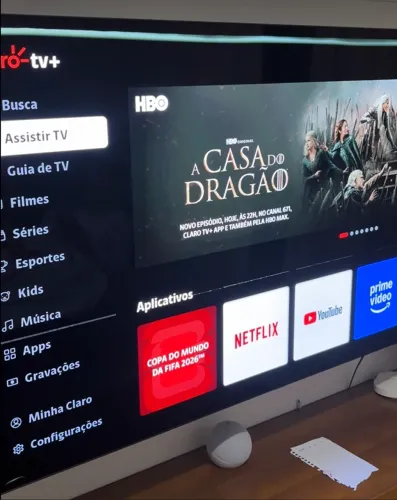 TV 55 LG OLED (com mancha na tela)