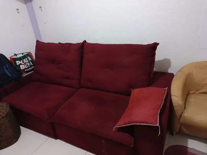 Sofá 3 lugares retratil