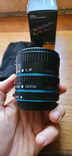Extensores macro Andoer para Canon EF/EF-S