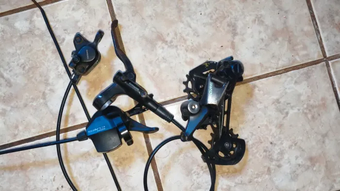 Peças de bike.