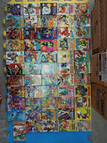 55 gibis grandes heróis Marvel da abril 