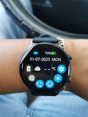 Smartwatch ZEBLAZE com Chamadas, Monitoramento Cardíaco e 120+ Modalidades Esport