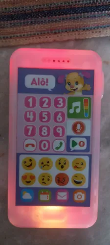 Brinquedo Telefone Emojis Aprender e Brincar Fisher Price