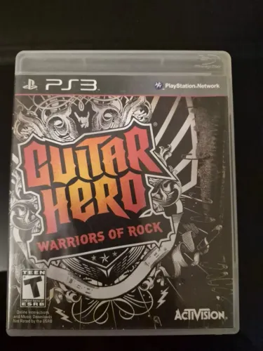 Jogo Guitar Hero Warriors of Rock PS3 Mídia Física Original Excelente Estado Usado