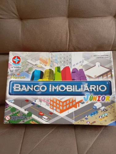 Banco Imobiliário Júnior jogo de tabuleiro