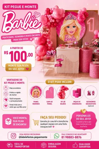 Decoração e pegue e monte
