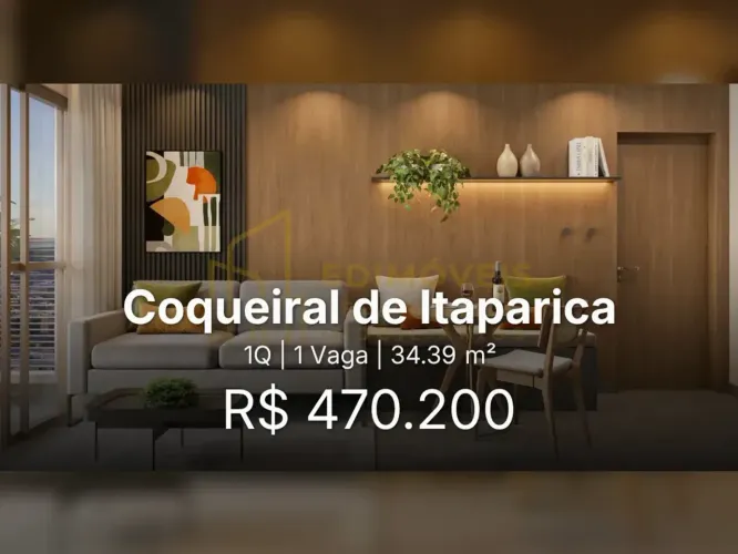 Apartamento ideal para solteiros e casais no Coqueiral de Itaparica!