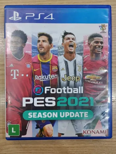 Pes Pro Evolution Soccer Pes 21- Ps4 Play 4 Midia Fisica (Usado)