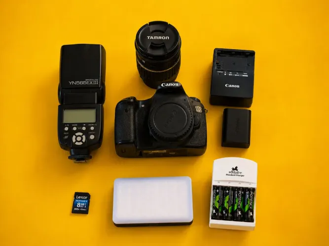 Kit Completo Canon EOS 60D - Pronto para Fotografia Esportiva/Eventos