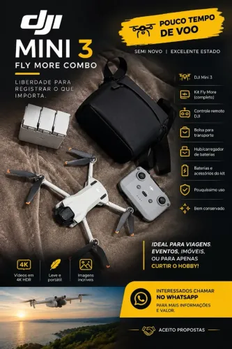 Drone dji mini 3 fly more combo