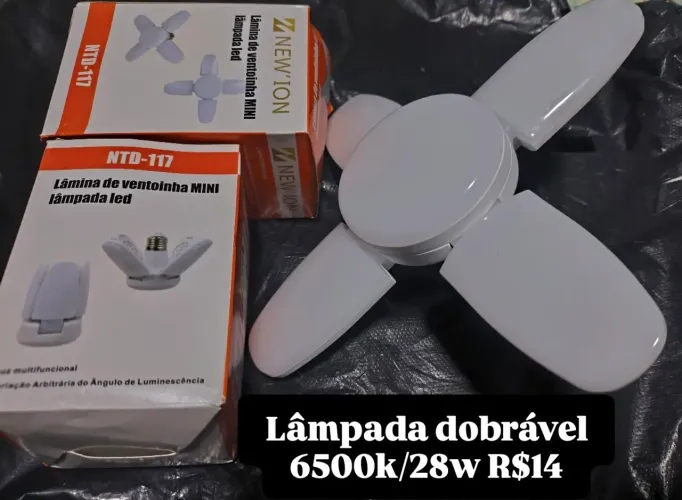 Lâmpada dobrável de led 6500/28w