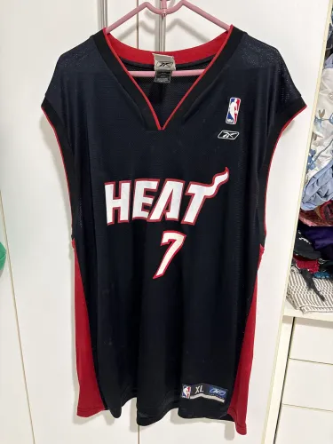  Camisa oficial nba Miami heat trazida dos Estados Unidos 