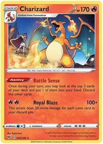 Charizard (25/185) #25 Voltagem Vívida