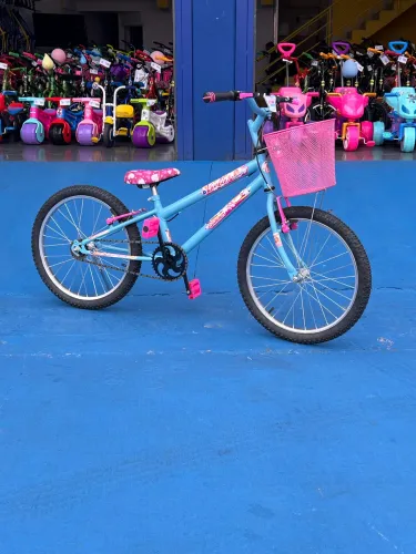 Bicicleta da Barbie aro 20 seminova
