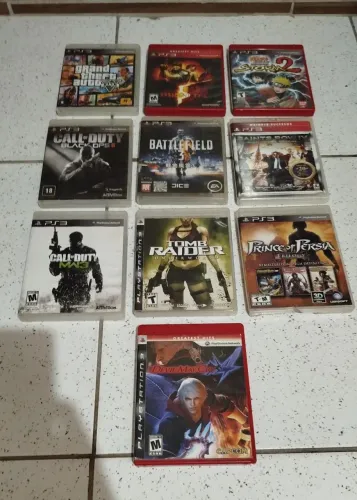 Lote 10 jogos ps3