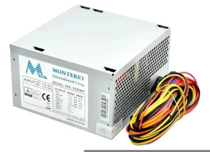 Fonte de computador mtek Monterrey 500w