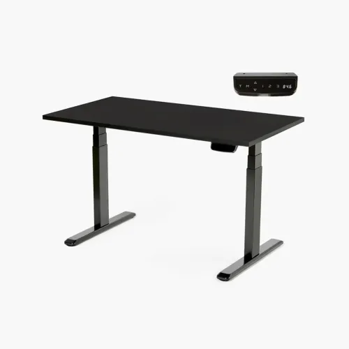 Mesa Elétrica Slikdesk High Preta + Tampo MDF 180x90 Grátis