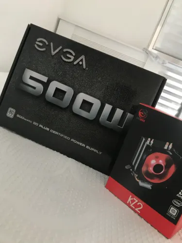 Fonte EVGA 500W plus white
