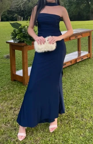 Vestido azul Royal | Tamanho P