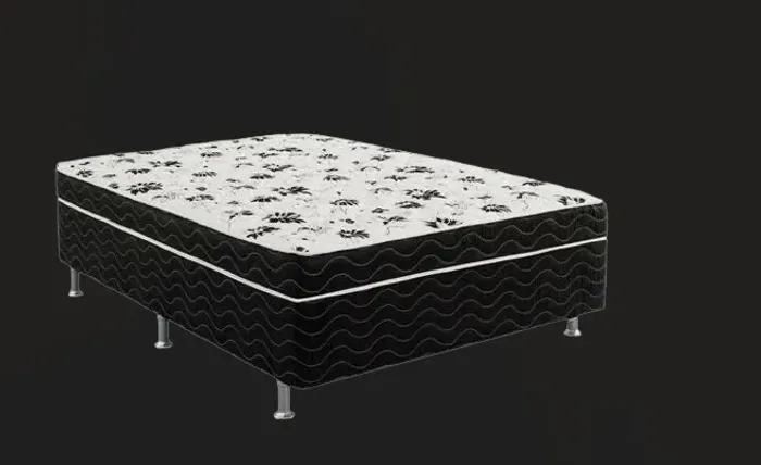 cama box ate pela metade do preco