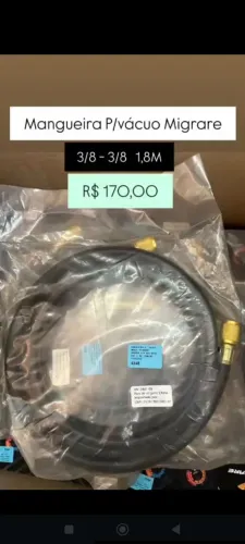 Mangueira para bomba de vácuo Migrare 3/8 3/8 - 1,8 Metros