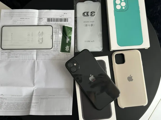 IPHONE 11 PRETO 128 GB / CAIXA E NOTA FISCAL