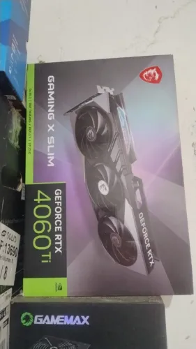 Placa de Vídeo RTX 4060 TI Gaming X Slim MSI NVIDIA GeForce, 16G, DLSS3, Ray Tracing, G-Sy