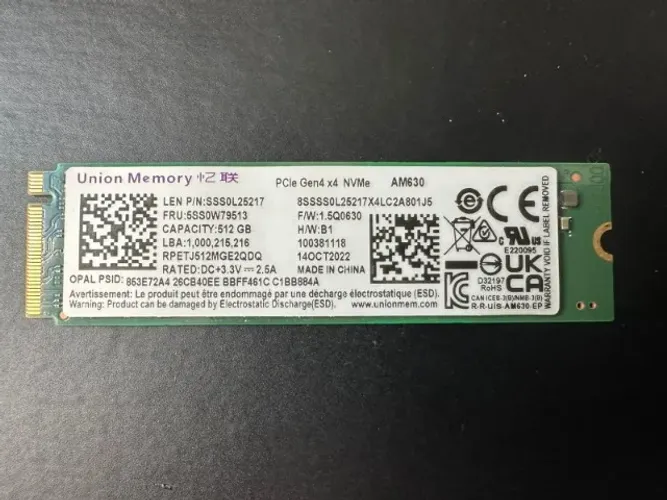 Nvme m2 512GB GEN4 SSD