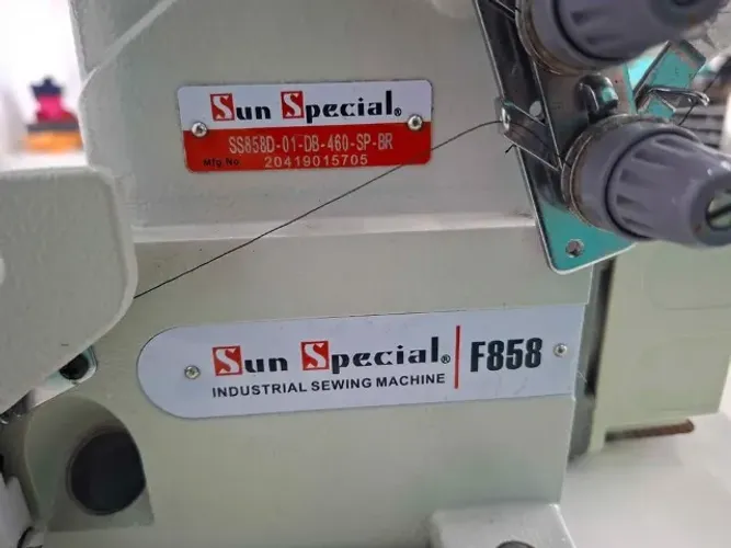 Galoneira Industrial Sun Special Direct Drive - 4 Agulhas/6 Fios - EM EXCELENTE ESTADO