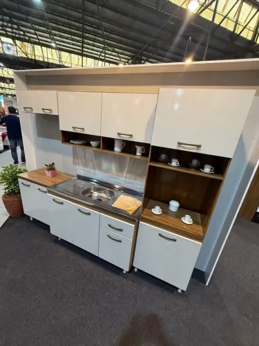 Armário de Cozinha 5 Módulos Balcão 1,20m (NOVO) Entrega Grátis! 