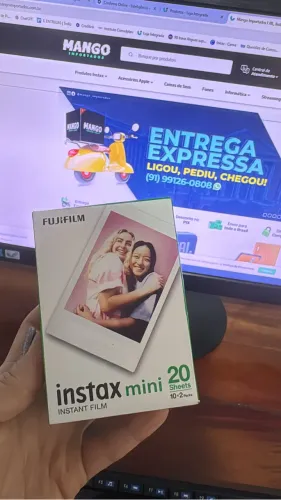 Filme Instax Mini Tradicional Branco 20 Fotos 
