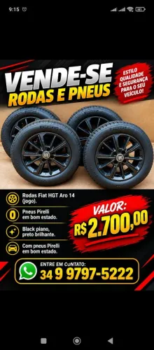 Rodas HGT FIAT.