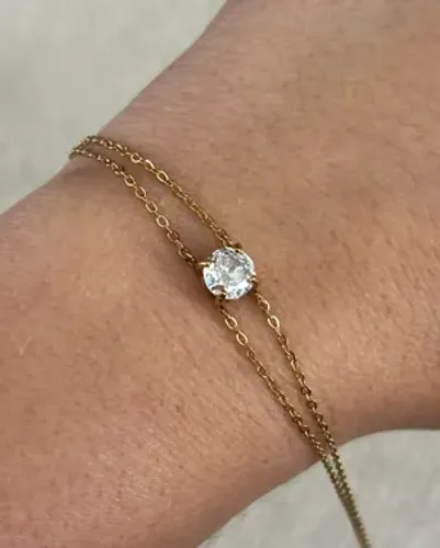 PULSEIRA PONTO DE LUZ BANHADA A OURO