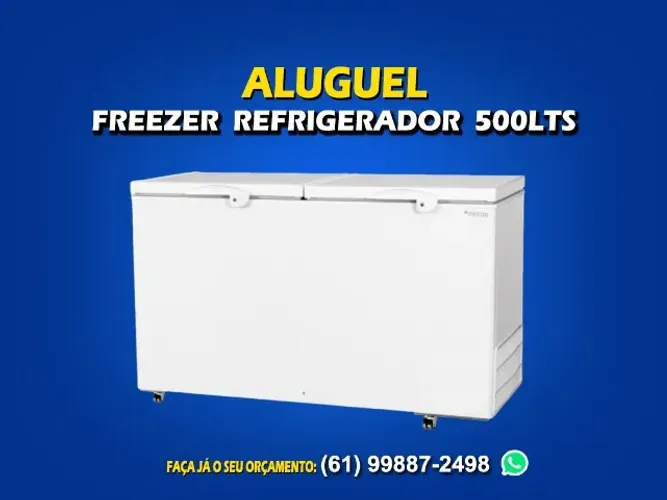 Locação freezer dupla ação de 500lts