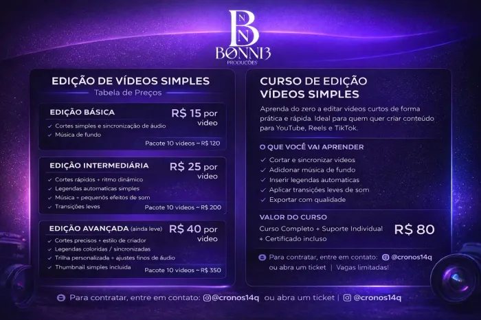 Editor de vídeos!