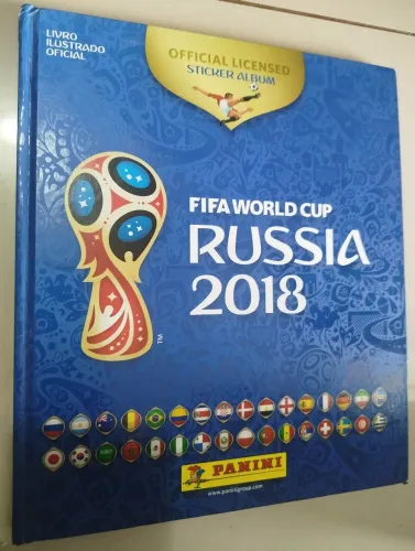 Álbum completo da copa de 2018 cada dura