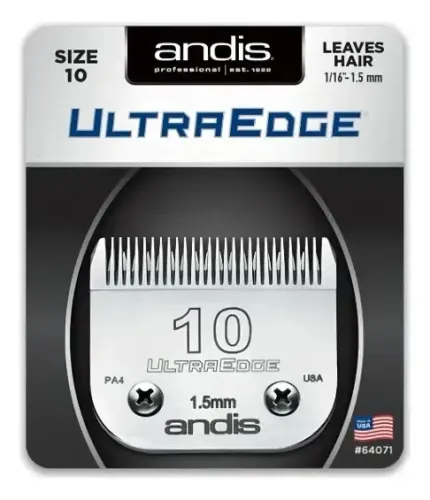 Lâmina 10 Para Tosa Ultraedge 1.5mm Andis Original
