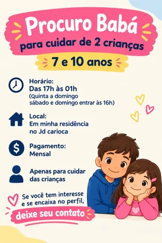 Procuro Babá