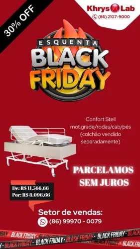 CONFORT STELL MOT.GRADE/RODAS/CAB/PÉS (COLCHÃO VENDIDO SEPARADAMENTE)