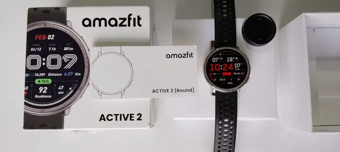 Amazfit Active 2 round 3 pulseiras 5 caser bumpers novos