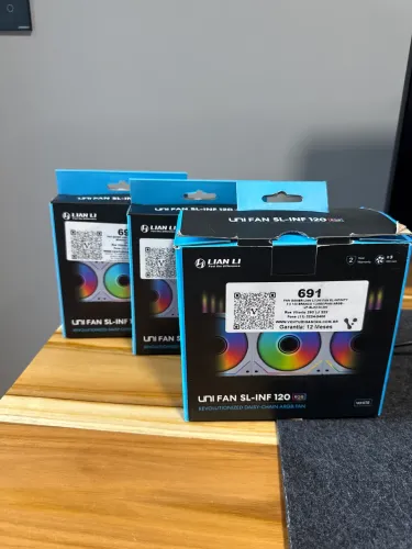 Kit 5 fans sl-inf 120 RGB