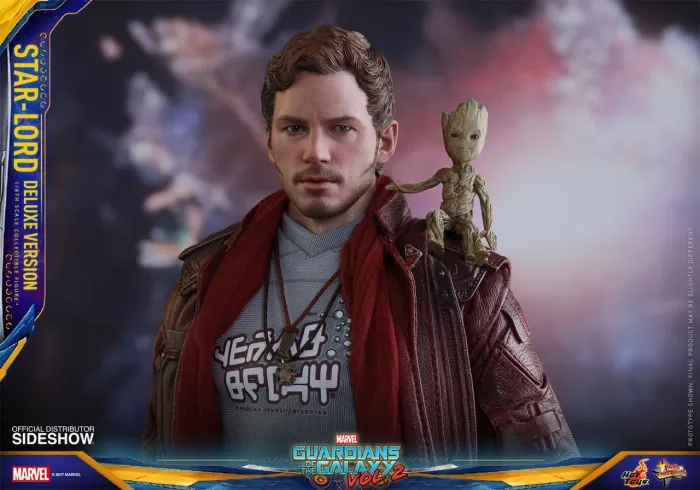 Star lord senhor das estrelas hot toys Deluxe Version Guardiões da galaxy vol.2 mms421