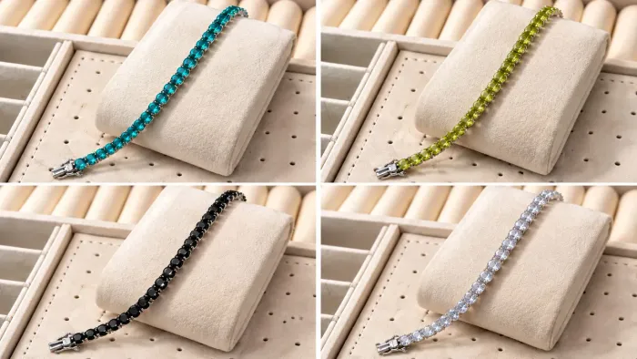 Pulseira Riviera 4MM Zirconia