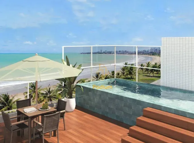 Flats Studio a beira-mar da Praia de Intermares - FL0083