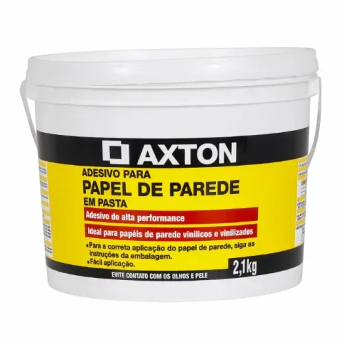 Cola para Papel de Parede Branca 2,1kg Axton