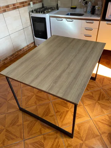 Mesa Cozinha Jantar Estilo Industrial - Ótimo Estado