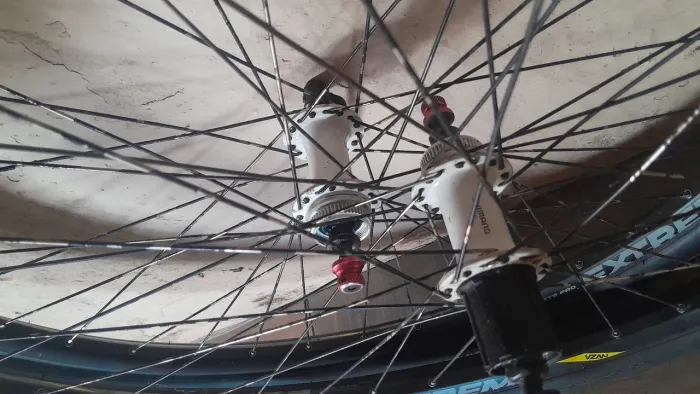 Rodas 29, cubos shimano, pneus levorim 