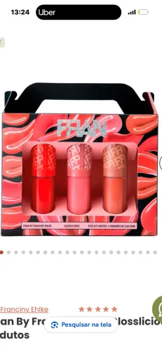 Kit Fran By Franciny Ehlke Glosslicious - 3 Produtos